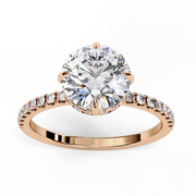 Glorious Micro-Pavé Flame Ladies Ring (LR14226)