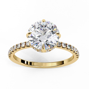 Glorious Micro-Pavé Flame Ladies Ring (LR14226)