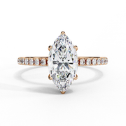 Handsome Angel Profile Ladies Ring (LR14227)