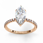 Handsome Angel Profile Ladies Ring (LR14227)