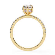 Handsome Angel Profile Ladies Ring (LR14227)