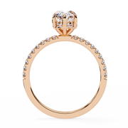 Handsome Angel Profile Ladies Ring (LR14227)