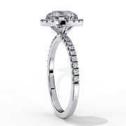Striking Shared-Prong Thought Ladies Ring (LR14233)