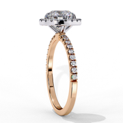 Striking Shared-Prong Thought Ladies Ring (LR14233)