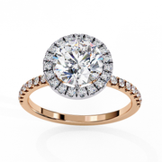 Striking Shared-Prong Thought Ladies Ring (LR14233)