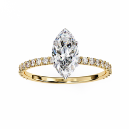 Shimmering Halo Framework Ladies Ring (LR14250)