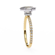 Shimmering Halo Framework Ladies Ring (LR14250)