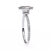 Shimmering Halo Framework Ladies Ring (LR14250)