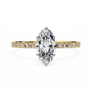 Shimmering Halo Framework Ladies Ring (LR14250)