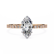 Shimmering Halo Framework Ladies Ring (LR14250)