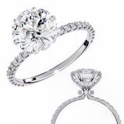 Handsome Tree Shadow Ladies Ring (LR14253)