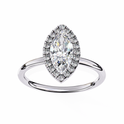 Prismatic Flush Outline Ladies Ring (LR14257)