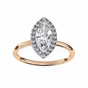Prismatic Flush Outline Ladies Ring (LR14257)
