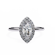 Prismatic Flush Outline Ladies Ring (LR14257)