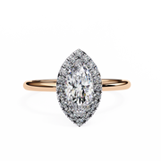 Prismatic Flush Outline Ladies Ring (LR14257)