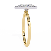 Prismatic Flush Outline Ladies Ring (LR14257)