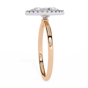Prismatic Flush Outline Ladies Ring (LR14257)