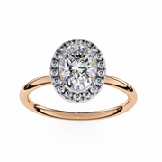 Hypnotic Bezel Shape Ladies Ring (LR14258)