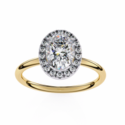 Hypnotic Bezel Shape Ladies Ring (LR14258)