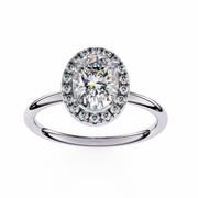 Hypnotic Bezel Shape Ladies Ring (LR14258)
