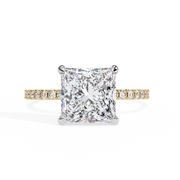 Beautiful Feather Framework Ladies Ring (LR14264)