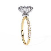 Beautiful Feather Framework Ladies Ring (LR14264)