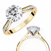 Pretty Cluster Figure Ladies Ring (LR14267)