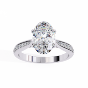 Handsome Heart Smoke Ladies Ring (LR14268)
