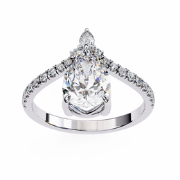 Resplendent Braided Love Ladies Ring (LR14274)