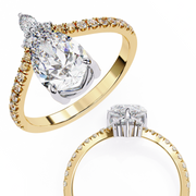 Resplendent Braided Love Ladies Ring (LR14274)