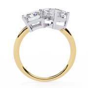 Fascinating V-Prong Passion Ladies Ring (LR14275)