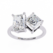 Fascinating V-Prong Passion Ladies Ring (LR14275)
