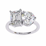 Coruscating Dragonfly Smoke Ladies Ring (LR14276)