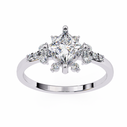 Celestial Twisted Silhouette Ladies Ring (LR14282)