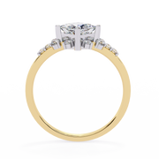 Celestial Twisted Silhouette Ladies Ring (LR14282)