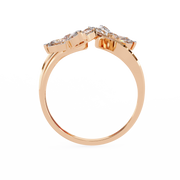 Luminous V-Prong Flame Ladies Ring (LR14286)