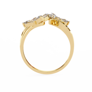 Luminous V-Prong Flame Ladies Ring (LR14286)