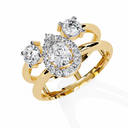 Intoxicating Gypsy Fire Ladies Ring (LR14287)