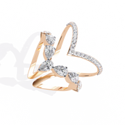 Exquisite Knot Crush Ladies Ring (LR14289)