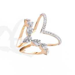 Exquisite Knot Crush Ladies Ring (LR14289)