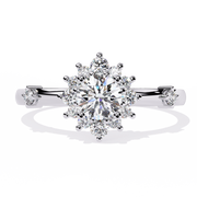 Prismatic Tree Illusion Ladies Ring (LR14290)