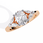 Majestic Fairy Heart Ladies Ring (LR14291)