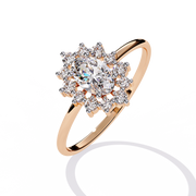 Stunning Pavé Silhouette Ladies Ring (LR14295)