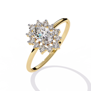 Stunning Pavé Silhouette Ladies Ring (LR14295)
