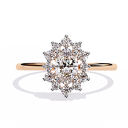 Stunning Pavé Silhouette Ladies Ring (LR14295)