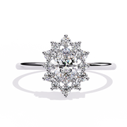 Stunning Pavé Silhouette Ladies Ring (LR14295)