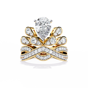 Grand Pegasus Heart Ladies Ring (LR14296)