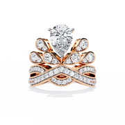Grand Pegasus Heart Ladies Ring (LR14296)