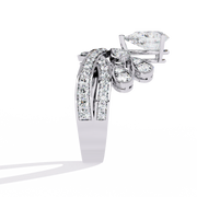 Grand Pegasus Heart Ladies Ring (LR14296)