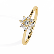 Lovely Flush Form Ladies Ring (LR14299)